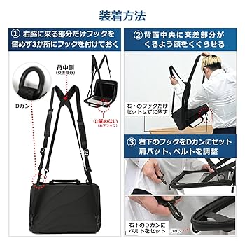 ショルダーバックを瞬時に取り外せるPCバック Amazon.co.jp: [zepirion] 瞬時に取り出せる ショルダーバッグ